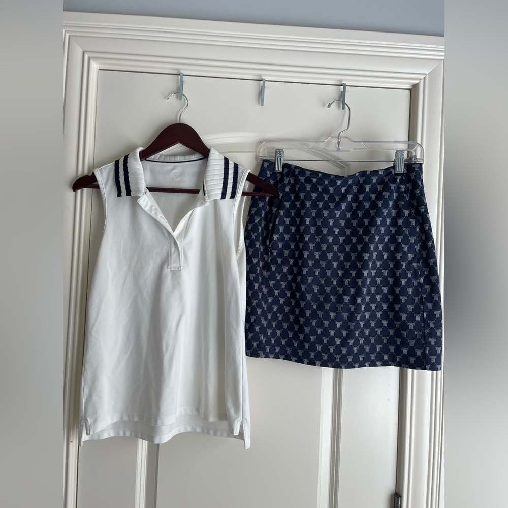 Tory Burch outfit set! Skirt and shirt sold together